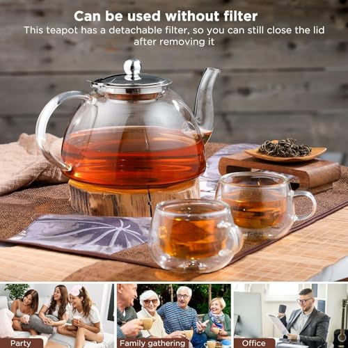 Glass Teapot 1300ml