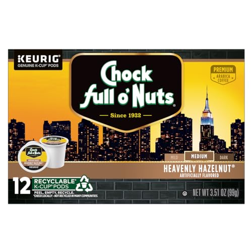 Chock Full o'Nuts Heavenly Hazelnut Coffee (48 Count)