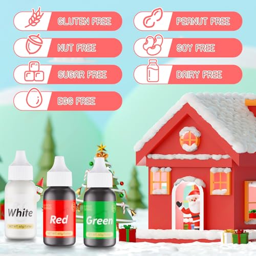 Gel Food Coloring for Cake Decorating (4 Fl Oz)
