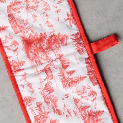 Double Oven Mitts 100% Cotton Double Oven Glove