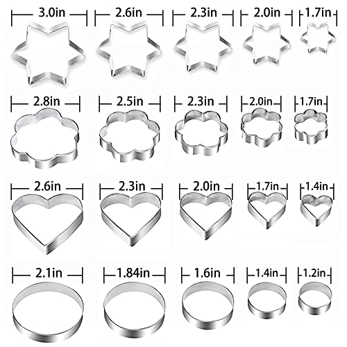 Metal Cookie Cutters Set