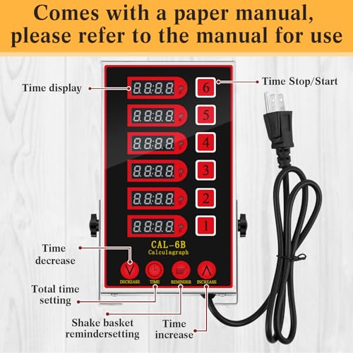 1 Pack Commercial Digital Kitchen Timer for Cooking