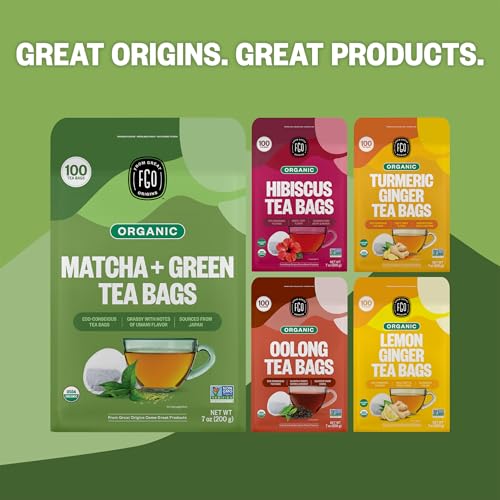Organic Japanese Matcha + Green Tea (100 Count)