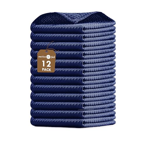Waffle Dishcloths 12 Pack (12 Count)