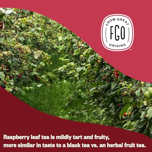 Organic Red Raspberry Loose Leaf Herbal Tea (4 Ounce)