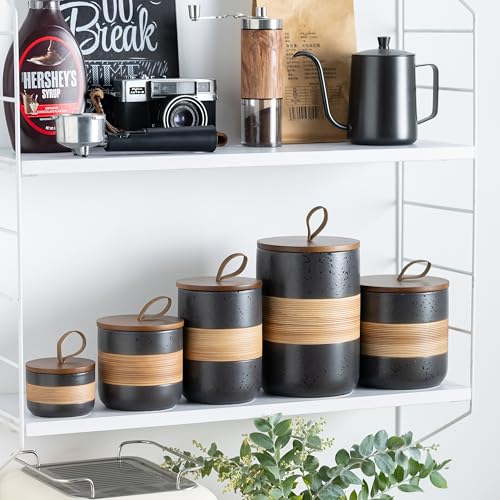 Ceramic Coffee Jar with Lid