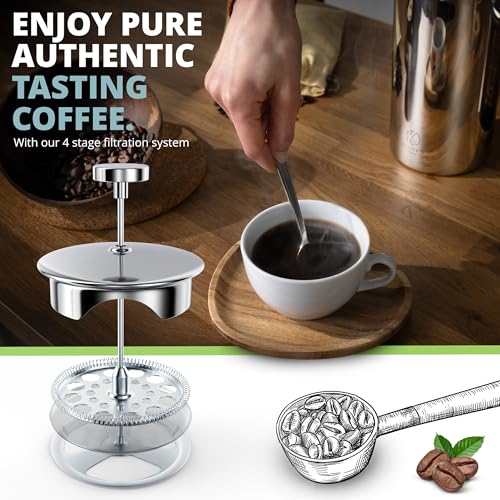 Premium French Press Cafetiere Coffee Maker
