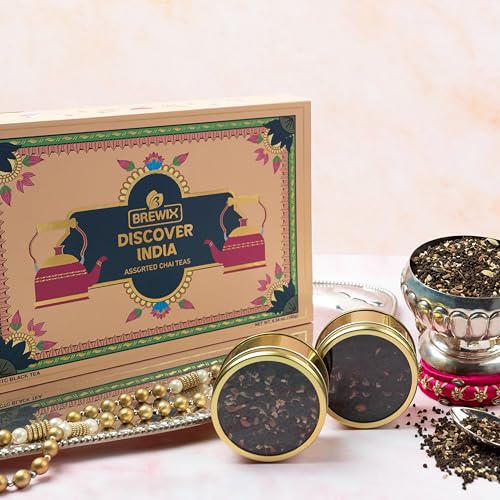 Discover India Premium Black Tea Christmas Gift Box (6.34 Ounce)