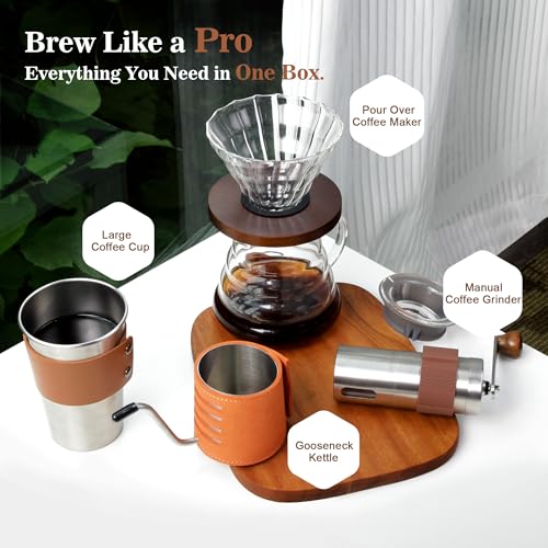 Pour Over Coffee Maker Set (4 Count)
