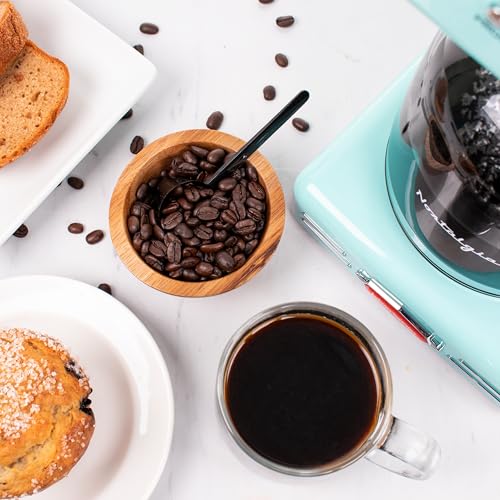 Retro 12 Cup Programmable Coffee Maker With LED Display