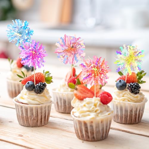 35Pcs Foil Firework Cupcake Toppers (35 Count)