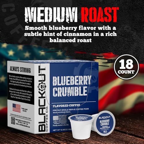 Blackout Coffee Blueberry Crumble Coffee Pods (18 Count)