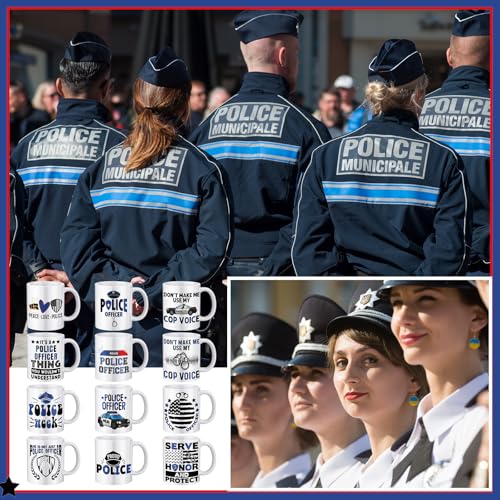 12 Pcs Police Gifts Mugs Bulk (12 Count)