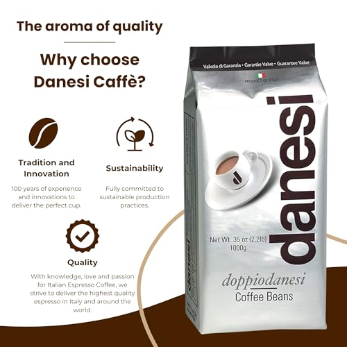 Danesi Caffe Doppio Whole Bean Coffee (70.4 Ounce)