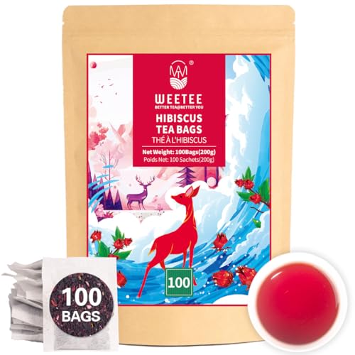 Hibiscus Tea Bags 100ct (100 Count)