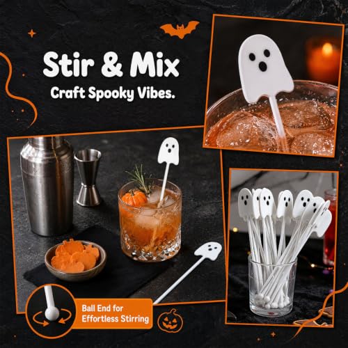 36 Pcs Halloween Drink Stirrers