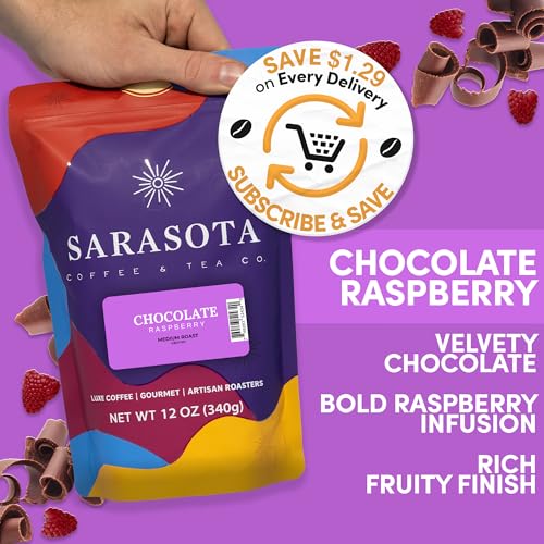 Chocolate Raspberry Ground Coffee 12oz (12 Ounce)