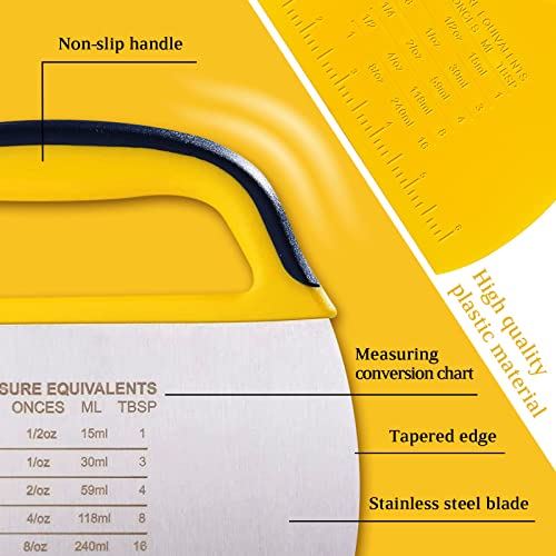 Dough Scraper Chopper 2 Pcs