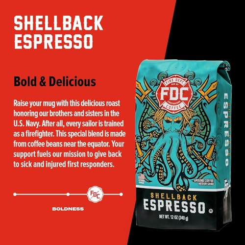 Shellback Espresso Whole Bean Coffee (24 Ounce)