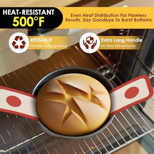 2 Pcs Silicone Bread Sling for Dutch Oven
