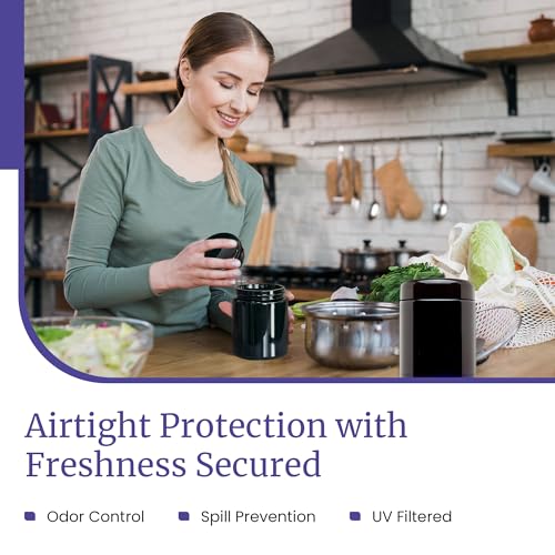 250 ml UV Glass Airtight Pantry Jar Set (10 Count)