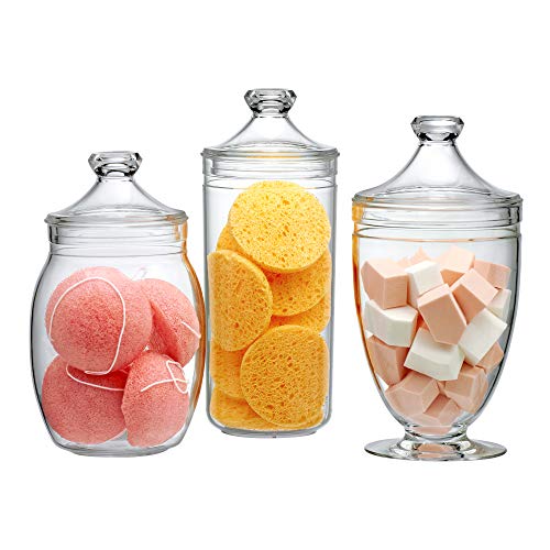 Adore Plastic Apothecary Jars (3 Count)