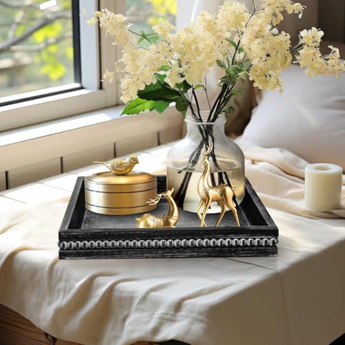 Square Wood Serving Tray