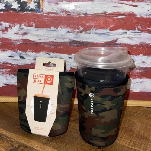 JavaSok Iced Coffee & Cold Soda Insulated Neoprene Cup Sleeve
