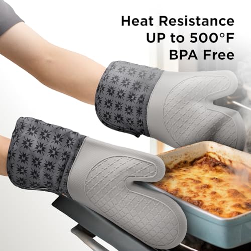 UltraShield Silicone Oven Mitts (2 Count)