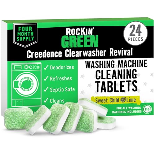 Washing Machine Cleaner Citrus Lime 24 Pk (24 Count)