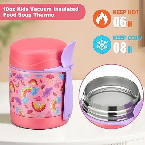 Bento Lunch Box Set With 10oz Soup Thermo