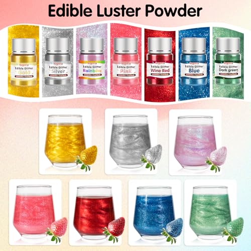 Gold Edible Glitter for Drinks