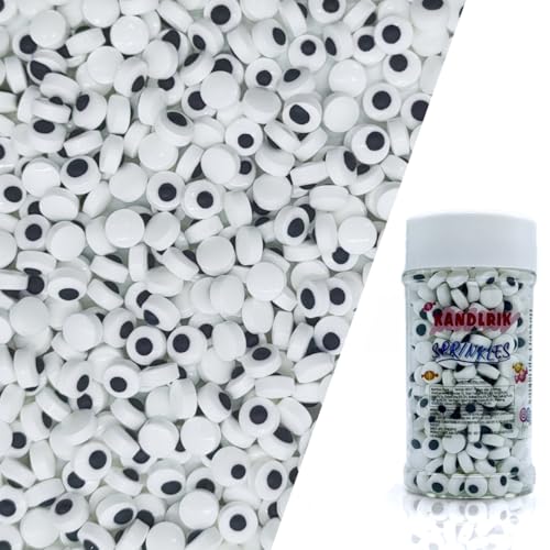 7mm Mini Candy Eyes for Decorating Edible Candy Eyes Eyeballs Halloween Sprinkles for Cake Decorations