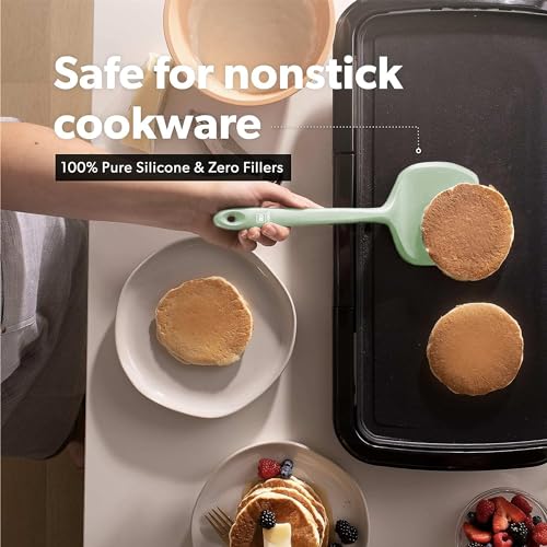 DI ORO Silicone Turner Spatula Set (4 Count)