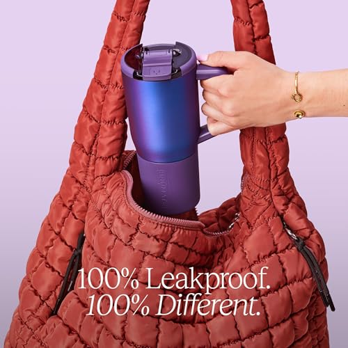 Müv 25oz 100% Leak Proof Insulated Coffee Mug with Handle & Lid