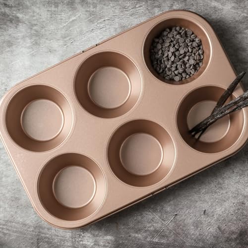 6 Cup Jumbo Muffin Pan Nonstick