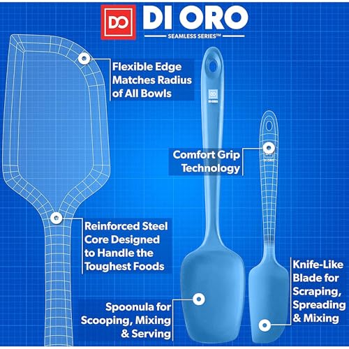 DI ORO Silicone Spatula Set