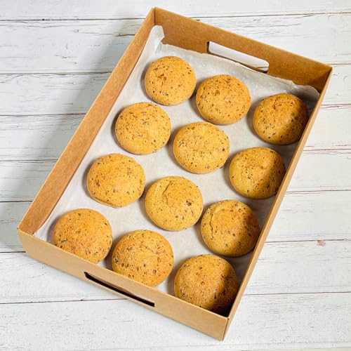 12 Pack 13" X 9" X 3" Brown Blyss Cookie Crate