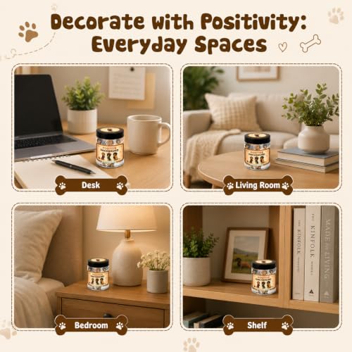 Positive Dachshund Jar with 60 Affirmation Cards