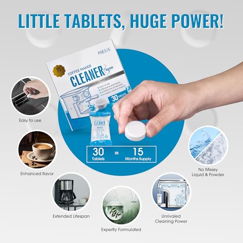 30 Count Coffee Machine Cleaning Tablets