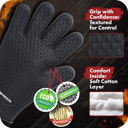 Silicone Smoker BBQ Gloves