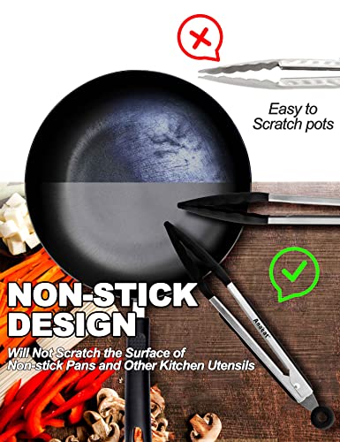 Non Stick Silicone Locking Tong Set of 3 (3 Count)