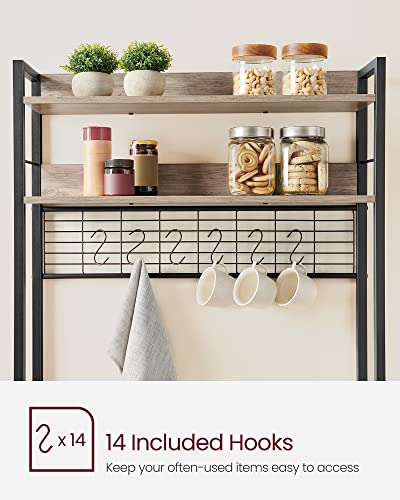 Bakers Rack with Power Outlet
