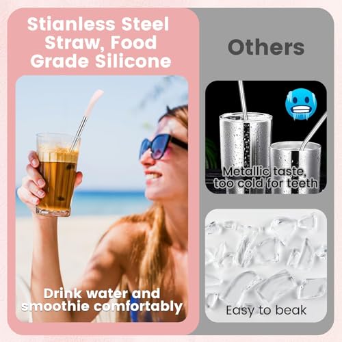 Anti Wrinkle Straw 6 Pcs for Stanley (6 Count)