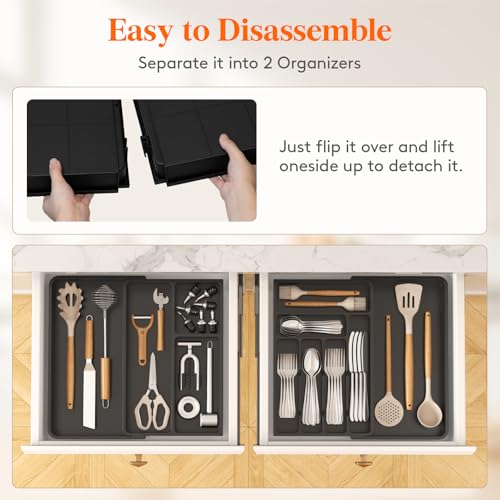 Utensil Organizer for Kitchen Drawer
