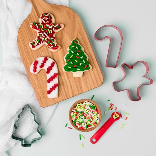 Cookie Cutters with Sprinkle Mix & Candy Eyeballs