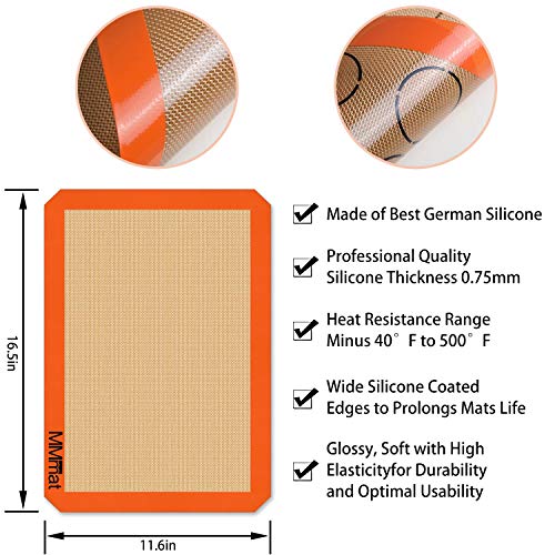 Best German Silicone Baking Mat (3 Count)