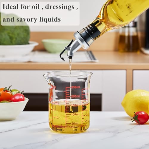 Ackers Borosilicate Glass Measuring Cup with Spout