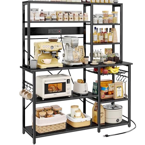 Large Bakers Rack with Power Outlets