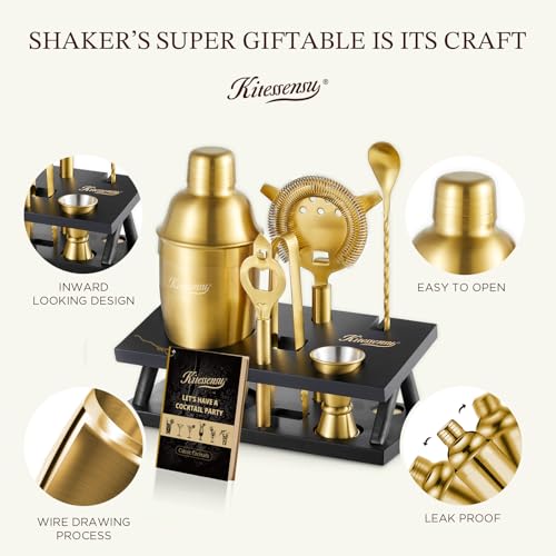 Cocktail Shaker Set Bartender Kit (6 Count)